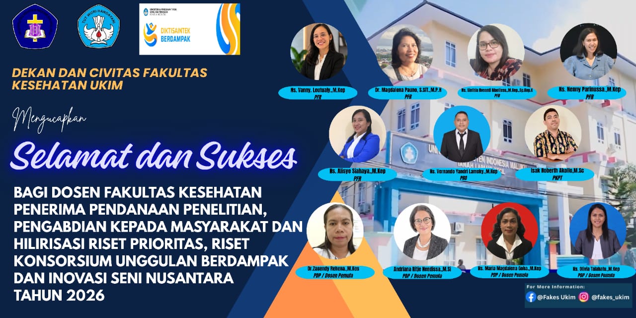 Dosen Fakultas Kesehatan UKIM Raih Pendanaan Program Diktisaintek Berdampak Tahun 2026